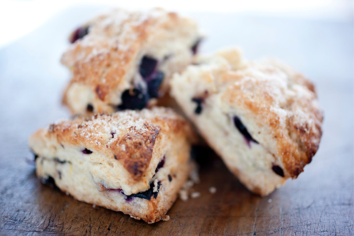 LEMON BLUEBERRY SCONES