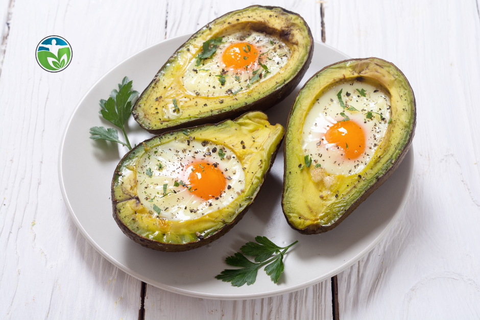 BAKED EGG IN AVOCADO